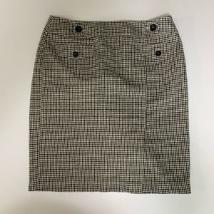 Ann Taylor Size 14 Dress Skirt Plaid EUC Pencil